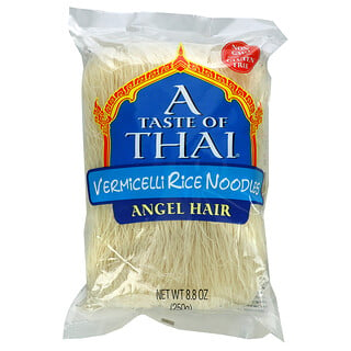 A Taste Of Thai, Vermicelli Rice Noodles, Angel Hair, 8.8 oz (250 g)