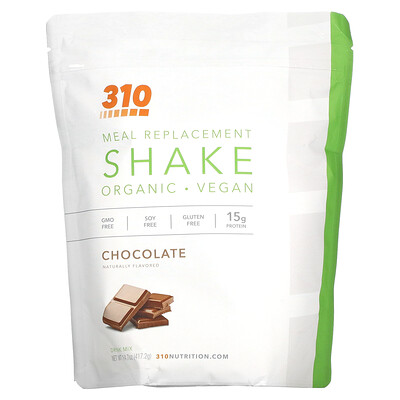 

310 Nutrition Meal Replacement Shake Chocolate 14.7 oz (417.2 g)