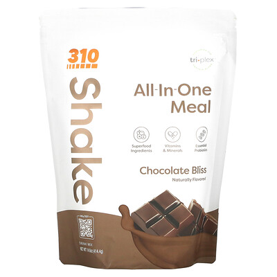 310 Nutrition Универсальный коктейль для приема пищи шоколадное счастье 414 4 г (14 6 унции)