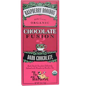 The Tea Room, Шоколадный напиток Chocolate Fusion с темным шоколадом, малиной и ройбосом, 1.8 унций (51 г)