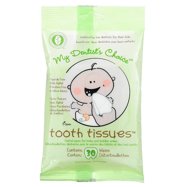 我牙醫的選擇，嬰幼兒微笑口腔濕巾，30 片濕巾