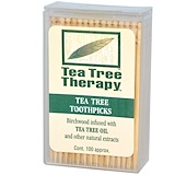 Отзывы о Зубочистки Tea Tree TherapyToothpicks, мятные, примерно 100 штук
