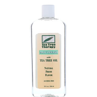 Tea Tree Therapy, غسول فم بزيت شجر الشاي، نكهة طبيعية منعشة، 12 أونصة سائلة (354 مل)