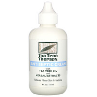 Tea Tree Therapy アンティセプティッククリーム ティーツリーオイルとハーブエキス入り 4液量オンス 118 Ml Iherb