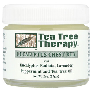 Tea Tree Therapy, Εντριβή στήθους με ευκάλυπτο, 57 γρ.