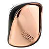Tangle Teezer, Compact Styler, Smooth and Shine, On-The-Go Detangling Hairbrush, Rose Gold Black, 1 Brush