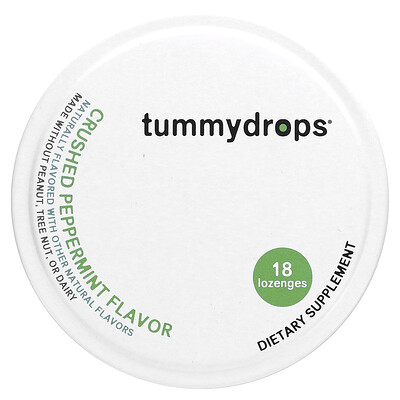 Tummydrops  Crushed Peppermint  18 Lozenges