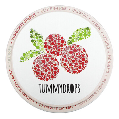 Tummydrops  Yumberry Ginger  18 Drops