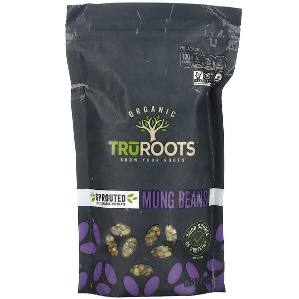 TruRoots‏, Organic, Sprouted Mung Beans, 10 oz (283 g)