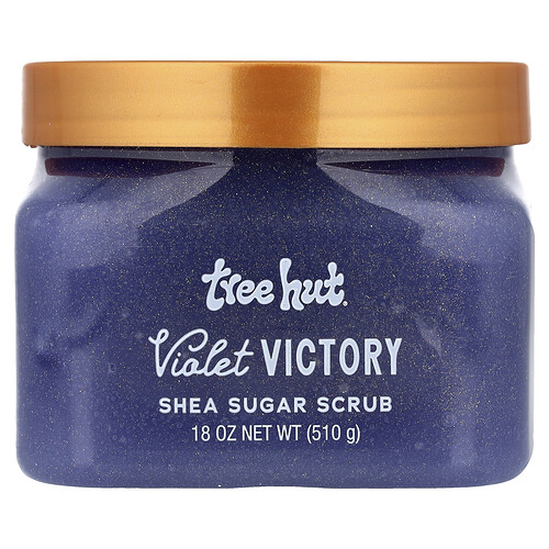 Tree Hut Shea Sugar Scrub, Violet Victory, 18 oz (510 g)