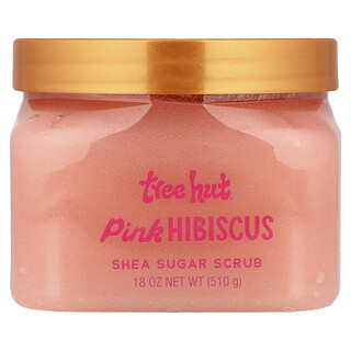 Tree Hut, Exfoliante de azúcar de karité, Hibisco rosa, 510 g (18 oz)
