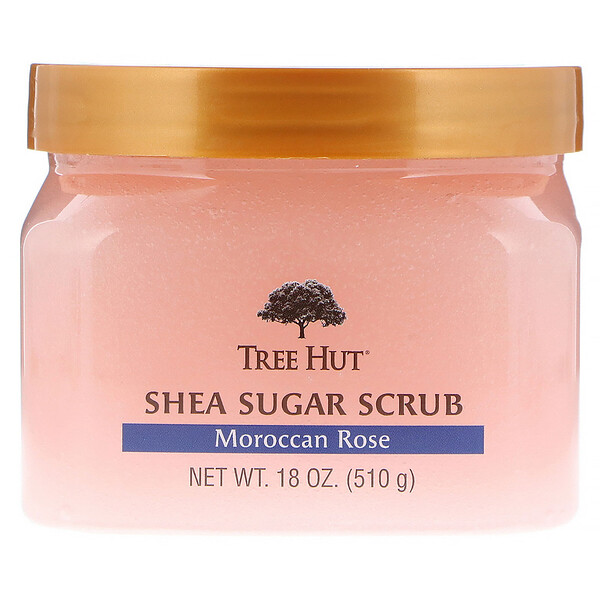 Tree Hut‏, Shea Sugar Scrub, Moroccan Rose, 18 oz (510 g)