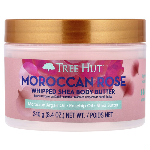 Tree Hut, Whipped Shea Body Butter, Moroccan Rose, 8.4 oz (240 g)