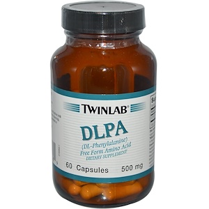 Купить Twinlab, DLPA, 500 мг, 60 капсул  на IHerb