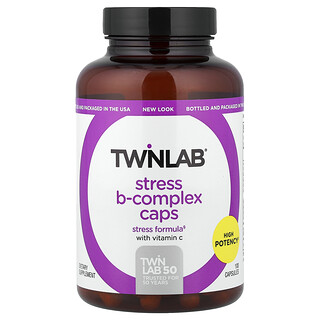 Twinlab, Stress B-Complex Caps, 100 Capsules