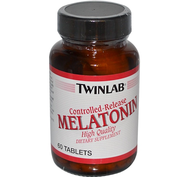 Twinlab, Controlled-Release Melatonin, 60 Tablets (Discontinued Item) 