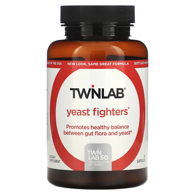 

Twinlab Yeast Fighters, 75 капсул