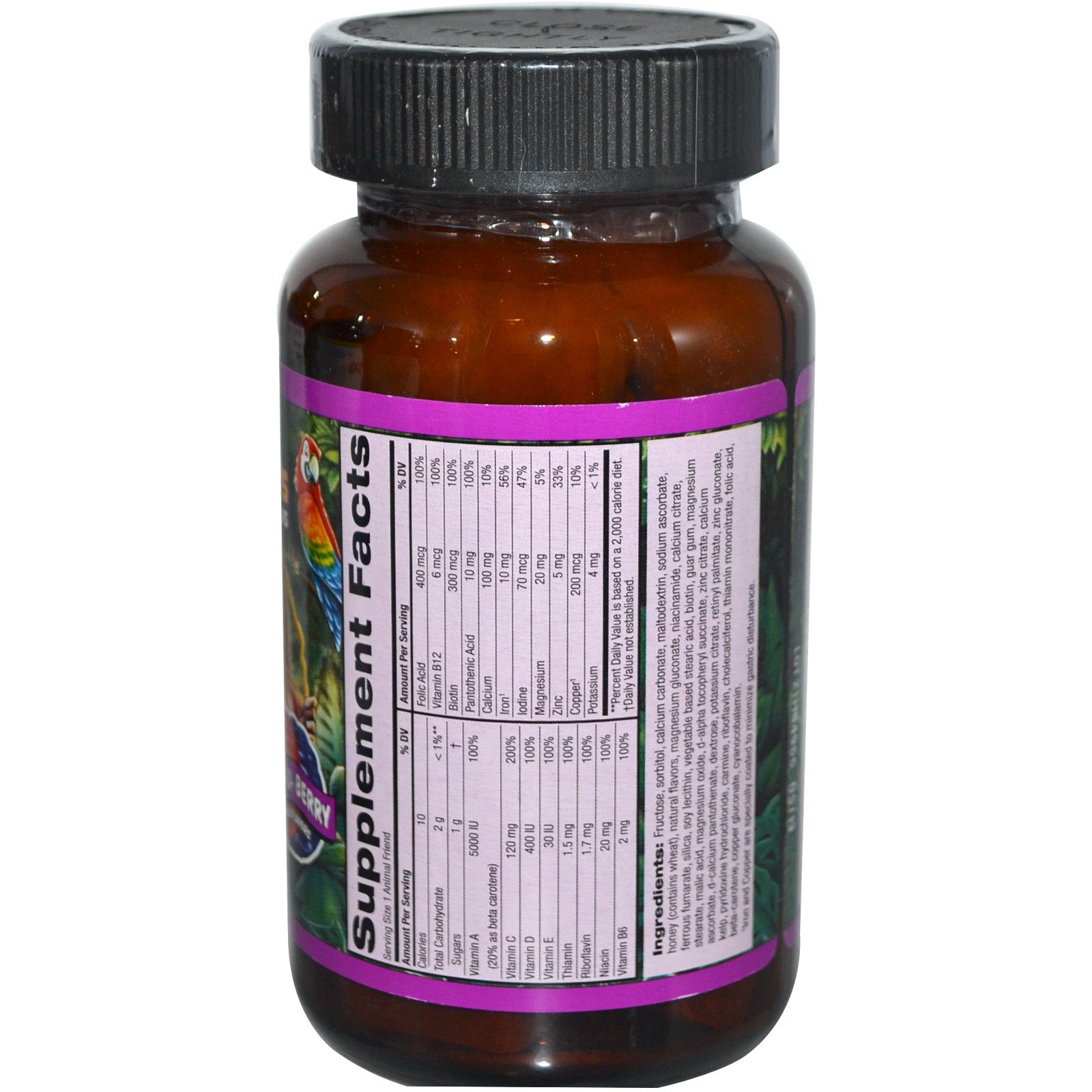 Twinlab, Animal Friends, Children's Chewable Vitamins, with Extra