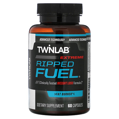 Twinlab  Ripped Fuel Extreme  Fat Burner  60 Capsules