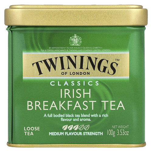 Twinings Classics, Irish Breakfast Loose Tea, 3.53 oz (100 g)
