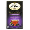 Твайнингс, черный чай премиальной качества, черная смородина, 20 чайных пакетиков, 40 г (1,41 унции)