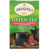 Twinings, Green Tea, Pomegranate, Raspberry & Strawberry, 20 Tea Bags, 1.06 oz (30 g)