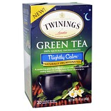 Отзывы о Зелёный чай, Nightly Calm, От природы без кофеина, 20 пакетиков, 40 г