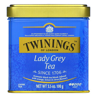 Twinings, شاي Lady Grey السائب، 3.5 أونصة (100 جم)