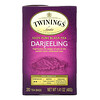Twinings(トワイニング), 100％ピュアブラックティー、ダージリン、個包装ティーバッグ20個、40g（1.41オンス）