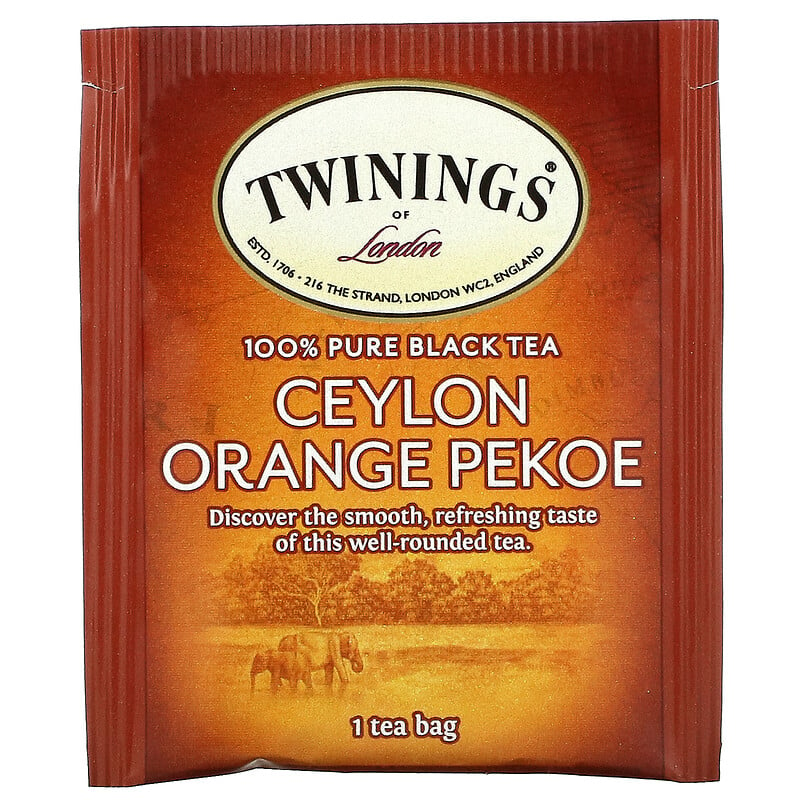 Twinings, Ceylon Orange Pekoe Tea, 20 Tea Bags, 1.41 Oz (40 G)