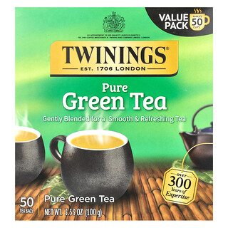 Twinings, Tè verde puro, 50 bustine di tè, 100 g