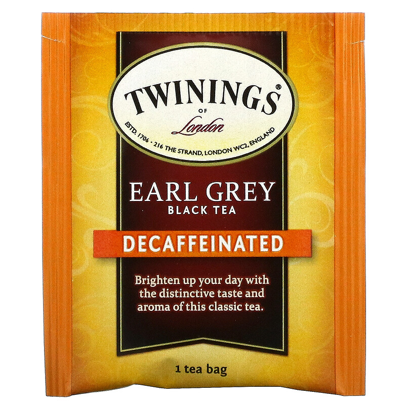 Twinings, Earl Grey Black Tea, Decaffeinated, 20 Tea Bags, 1.23 Oz (35 ...