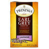 Твайнингс, "Эрл Грей", черный чай с ароматом лаванды, 20 чайных пакетиков, 1,41 унции (40 г)