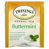 Twinings‏, شاي الأعشاب، زبدة النعناع، خال من الكافايين، 20 كيس شاي مستقل، 1.41 أوقية (40 غ)