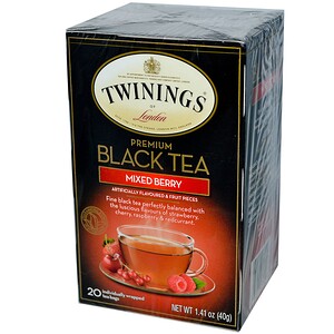 Отзывы о Твайнингс, Premium Black Tea, Mixed Berry, 20 Tea Bags, 1.41 oz (40g)