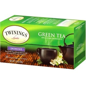 Отзывы о Твайнингс, Green Tea, Jasmine, 25 Tea Bags, 1.76 oz (50 g)