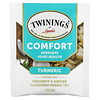 Twinings, Té de hierbas reconfortante, cúrcuma, coco y jengibre, sin cafeína, 18 bolsitas de té, 1,27 oz (36 g)