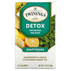 توينينغس, Detox, Adaptogens, Grapefruit & Basil Flavored Green Tea, 18 Tea Bags, 1.27 oz (36 g)