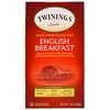 Twinings, 잉글리시 브렉퍼스트 티, 25 티백, 1.76 oz (50 g)