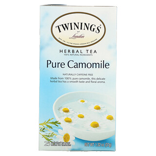 Twinings, Herbal Tea, Kräutertee, reine Kamille, koffeinfrei, 25 Teebeutel, 37 g (1,32 oz.)