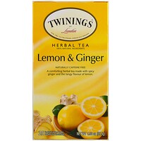 Triple Leaf Tea, Ginger, Caffeine Free, 20 Tea Bags, 1.4 oz (40 g) - iHerb
