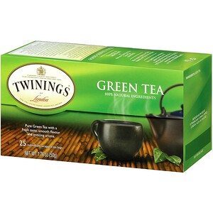 Отзывы о Твайнингс, Green Tea, 25 Tea Bags, 1.76 oz (50 g)