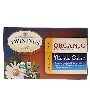 Отзывы о Твайнингс, Herbal Tea, Nightly Calm, 20 Individual Tea Bags, 1.20 oz (34 g)