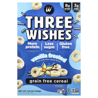 Three Wishes, Cereali senza cereali, glassati alla vaniglia, 245 g