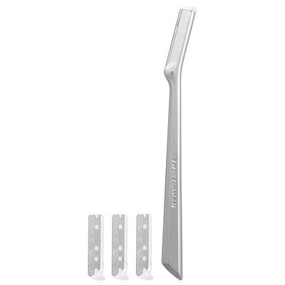 Product Image for Tweezerman, Facial Razor, Stainless Steel Blades, 5 Piece Set