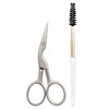 Tijeras y cepillos para dar forma a las cejas, Set de 2 piezas