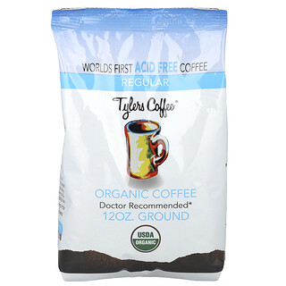 Tylers Coffees, Organik Kahve, Öğütülmüş, Normal, 12 oz