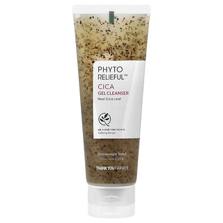 Thank You Farmer, Phyto Relieful, Cica Gel Cleanser, Gel-Gesichtsreiniger mit Cica, 120 ml (4,22 fl. oz.)