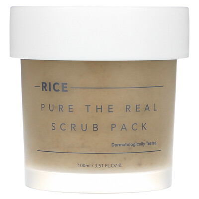 Thank You Farmer  Rice Pure The Real Scrub Pack   3.51 fl oz (100 ml)