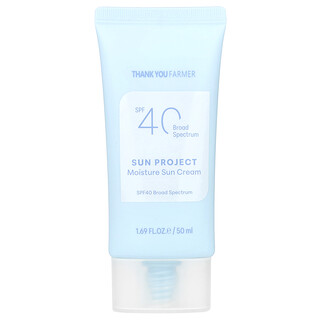 Thank You Farmer, Crema solar humectante Sun Project, FPS 40, 50 ml (1,69 oz. líq.)
